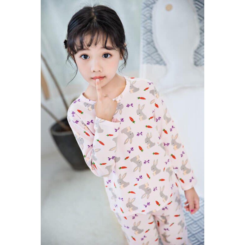 Bộ cotton dài tay bé trai, bé gái sz 9-25kg