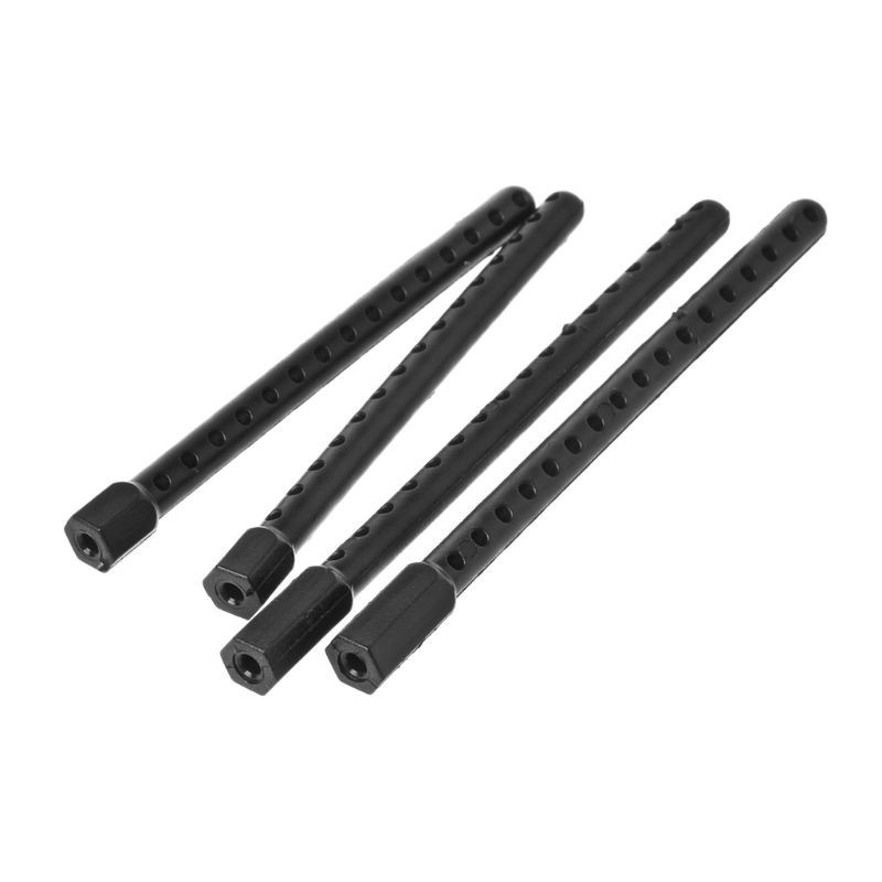 KING 4pcs Plastic Body Post Mounts 1:10 For HSP 94123 94122 Model RC Car Replacement