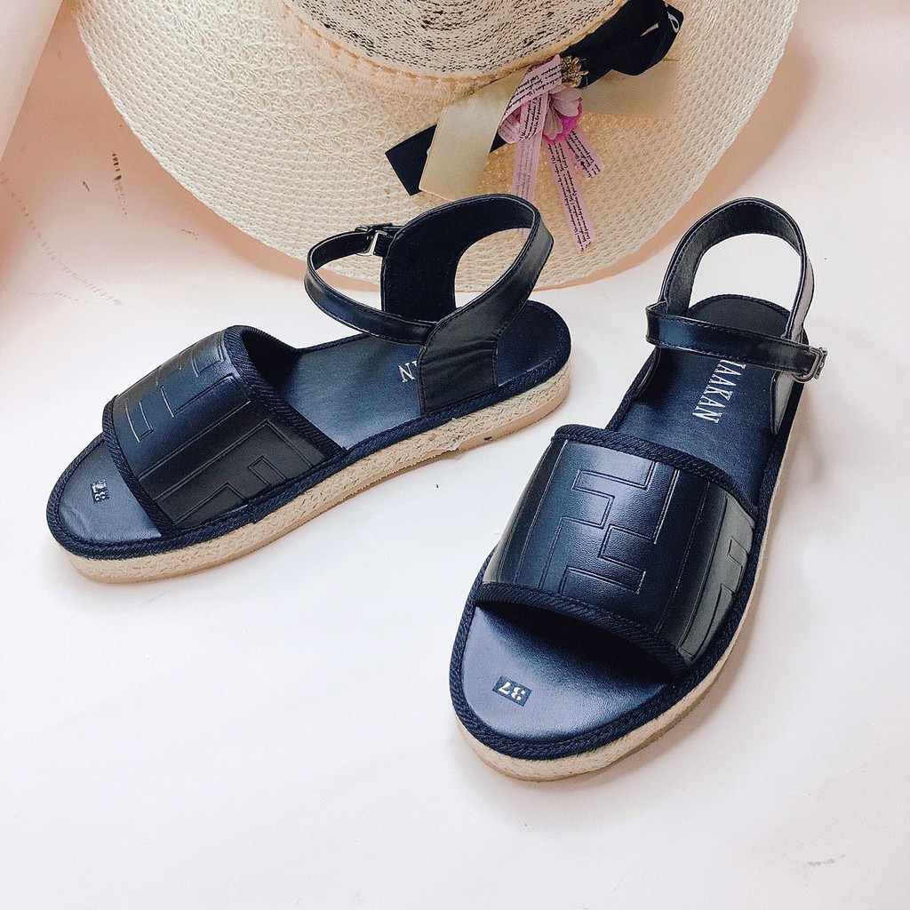 Sandal xuồng đế cói-X65