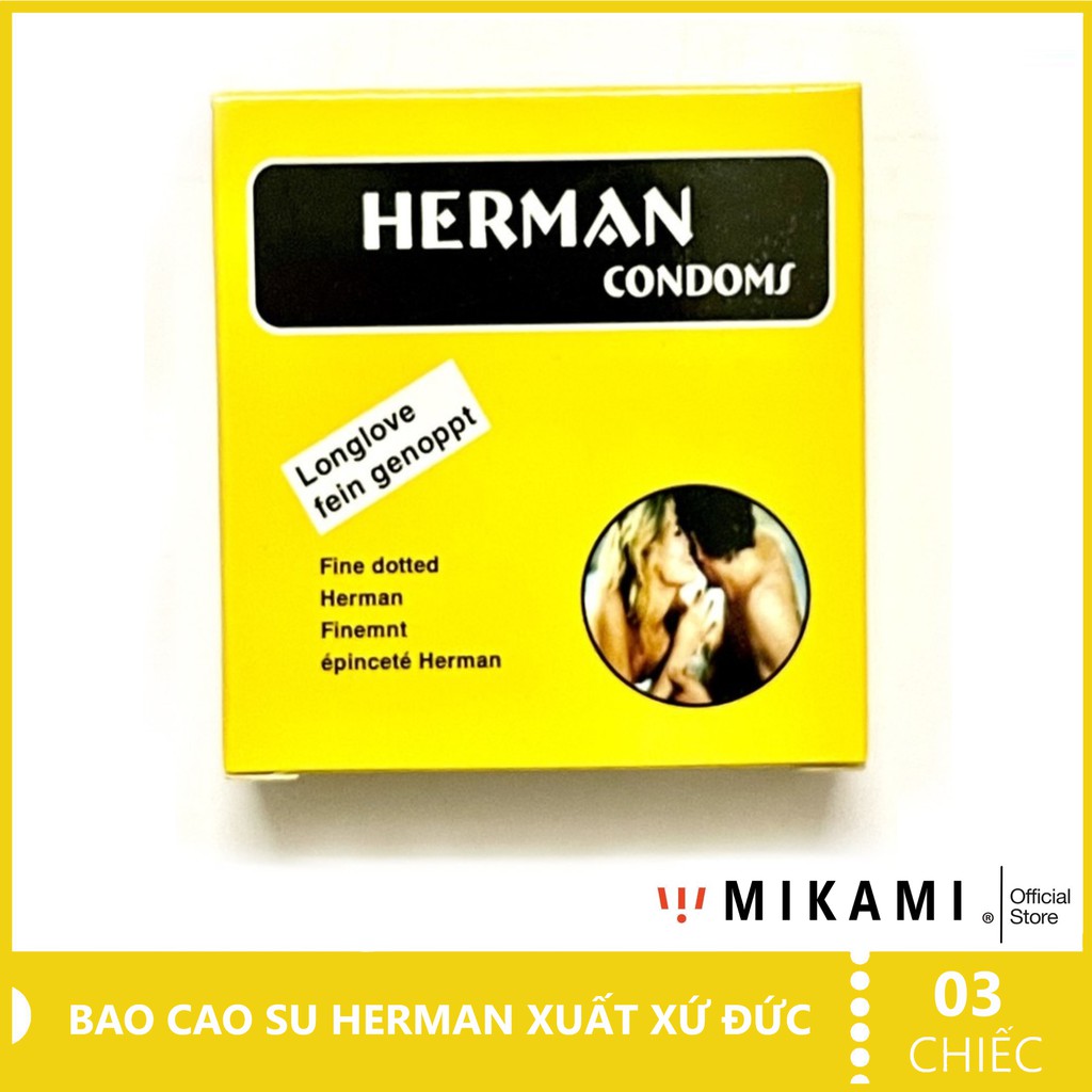 Bao Cao Su Gân Gai Hạt Nổi Bé HERMAN - Nhậu Khẩu ĐỨC