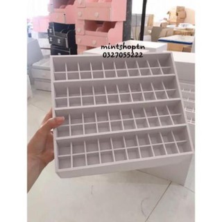 khay son 80 ô phân tầng tiện dụng
