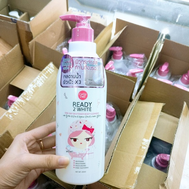 [Mẫu Mới] Sữa Tắm Cathy Doll Ready 2 Thái Lan - 450ML