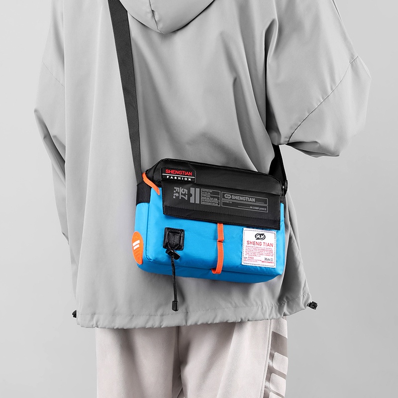 Túi Đeo Chéo Vai Bằng Nylon Chống Thấm Nước Phong Cách Mới Cho Nam