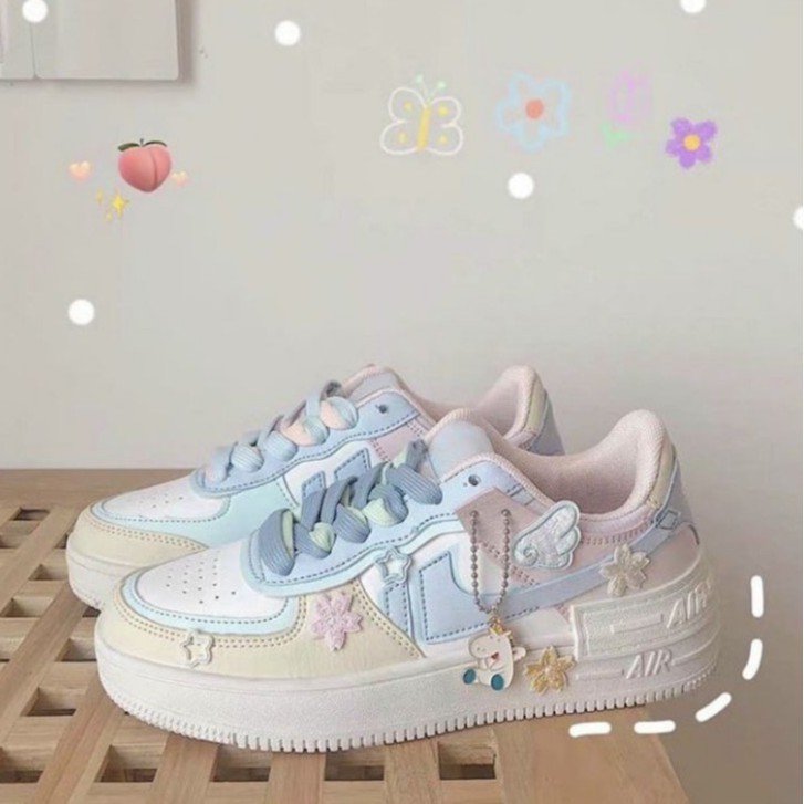 Giày Sneakers Nữ Ulzzang Nhiều Màu Sắc Có Kèm Tag Treo | BigBuy360 - bigbuy360.vn