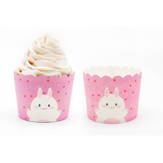 Bộ 50 ly giấy cupcake cứng loại 6cm