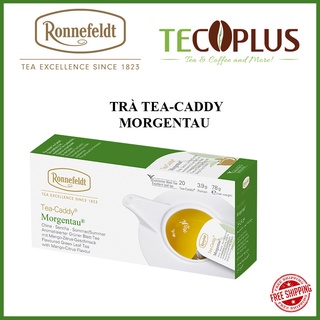 [hàng chính hãng ronnefeldt tea - trà túi lọc tea-caddy morgentau 1 hộp / 20 sachets