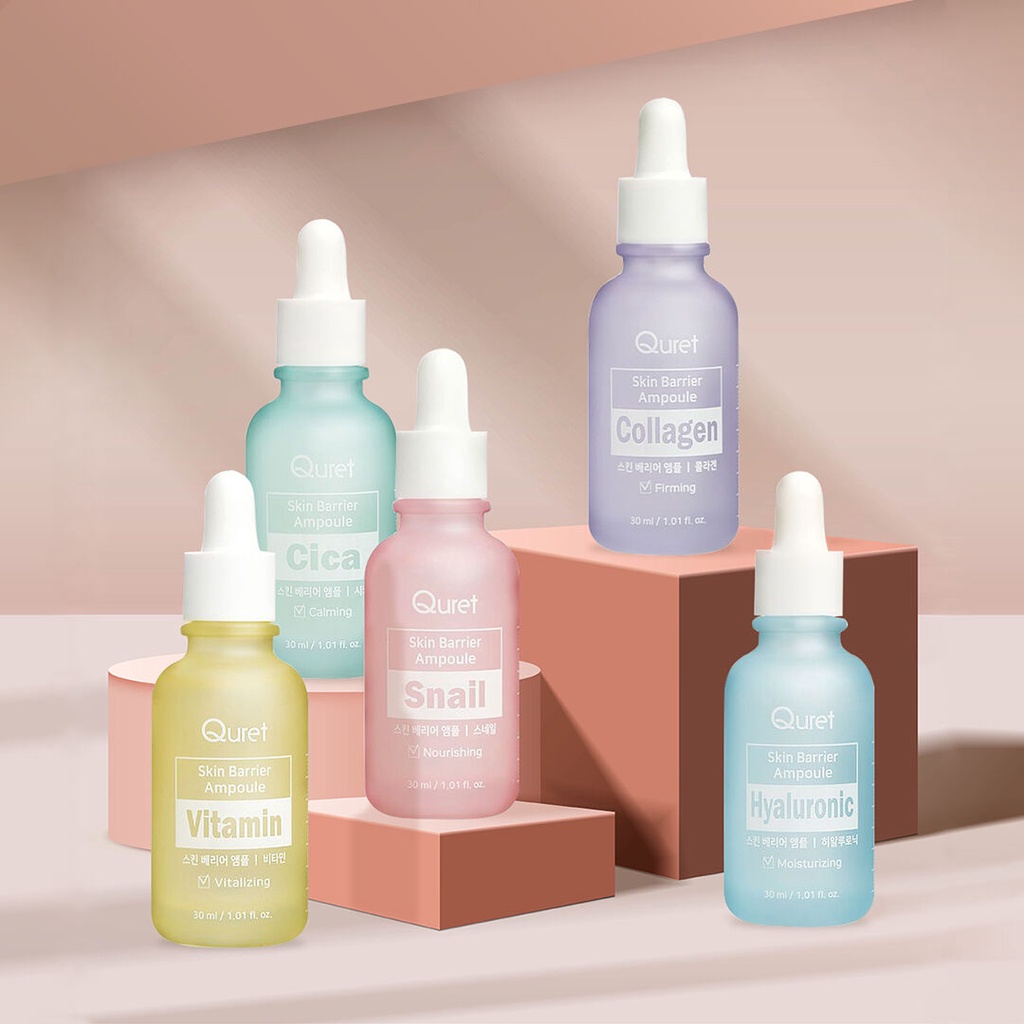 [DATE 04/23] Tinh chất dưỡng da cô đặc Quret Skin Barrier Ampoule các loại 30ml (Hàn Quốc)