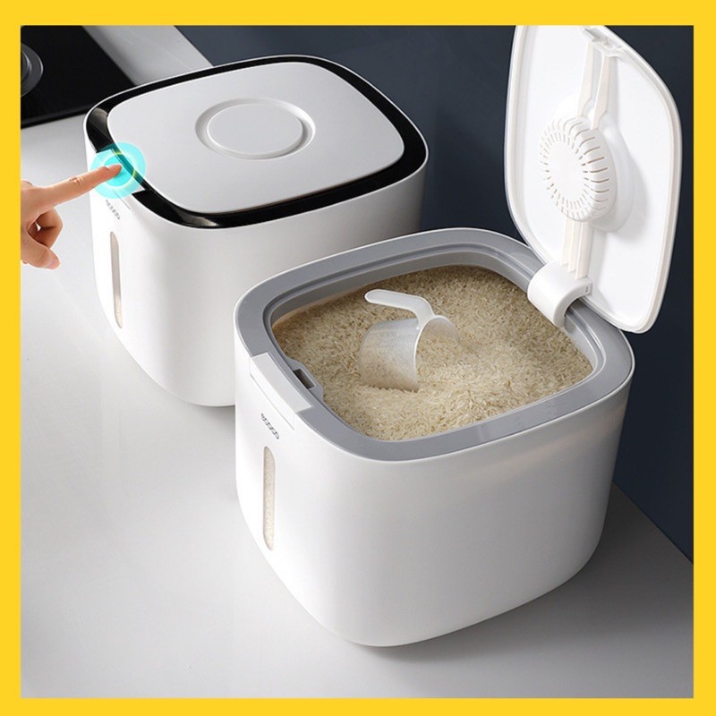 THÙNG ĐỰNG GẠO, THỰC PHẨM KHÔ 10KG 5KG CHỐNG MỐI MỌT ECOCO