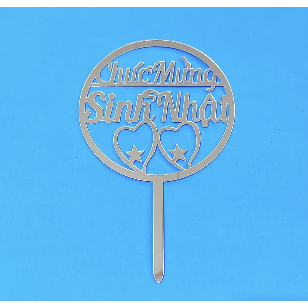 Set 10 mica Chúc mừng sinh nhật