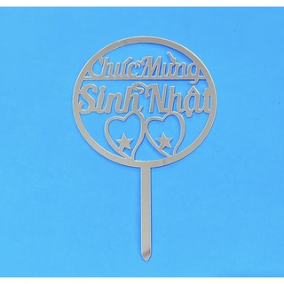 Set 10 Mica Chúc Mừng Sinh Nhật