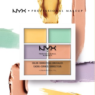 Nyx (hàng Mới Về) Bảng Phấn Mắt 6 Màu Bắt Sáng Tiện Dụng Chất Lượng Cao