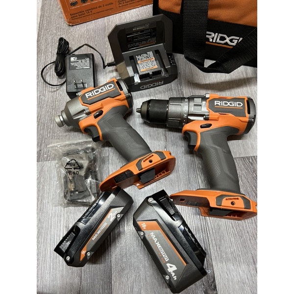 Combo khoan + vít Ridgid 18v
