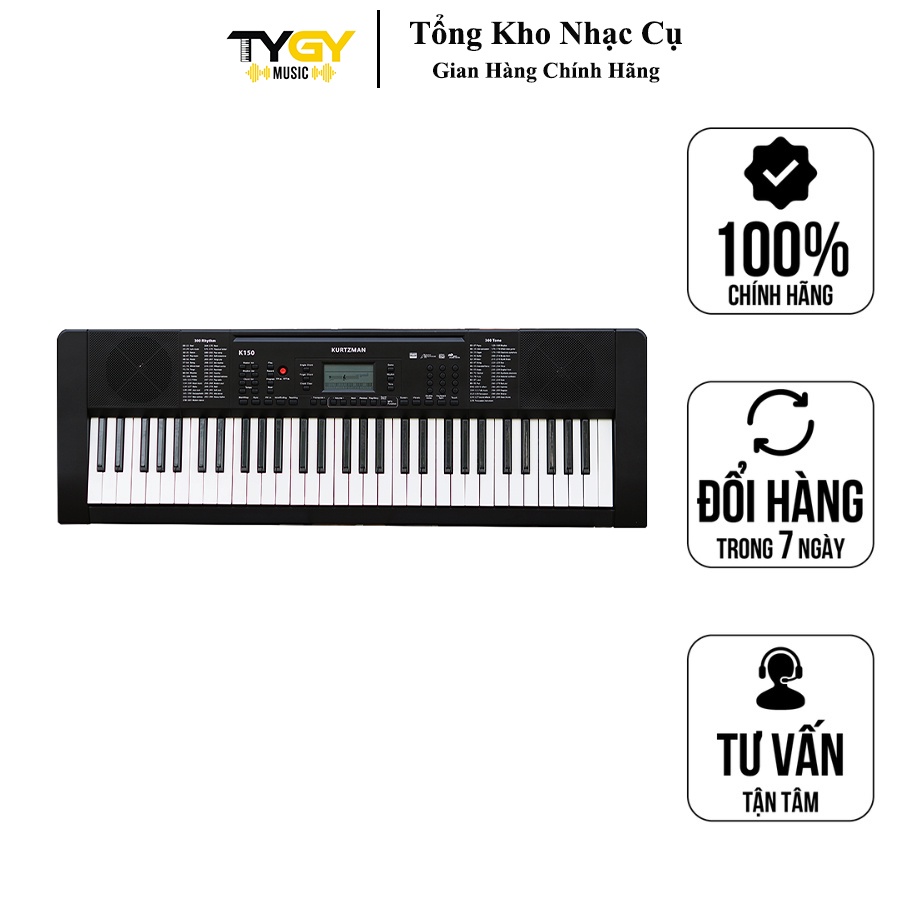 Đàn Organ TYGY Music Kurtzman K150 Chất Lượng Tốt Hai Phiên Bản Màu Đen Và Trắng