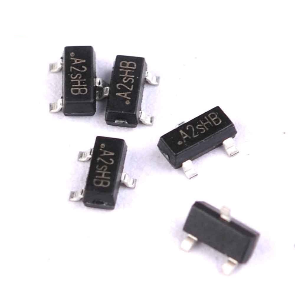 Bộ 50 Mosfet SI2302 A2SHB SOT23 2.5A/20V kênh N SMD