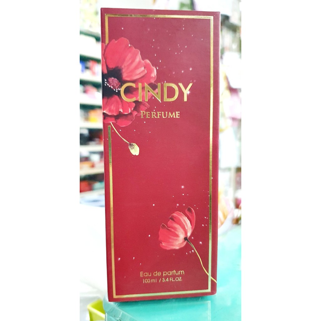 Thơm Cindy Perfume Eau De Parfum 100ml Đỏ