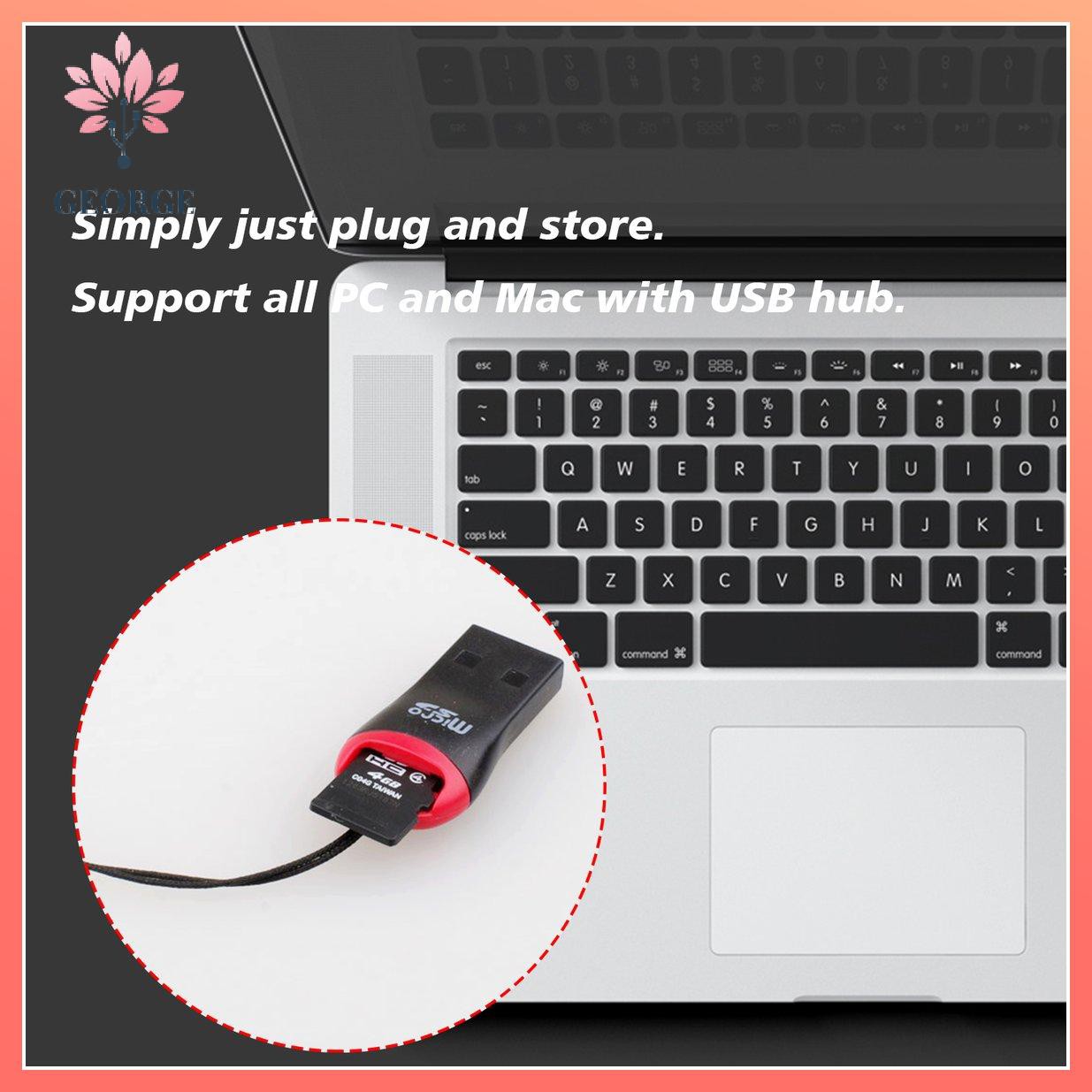 Usb 2.0 Mini T-Flash Tf M2 M 2 Bộ Nhớ Hỗ Trợ 2gb 4gb 8gb 16gb Đa Năng