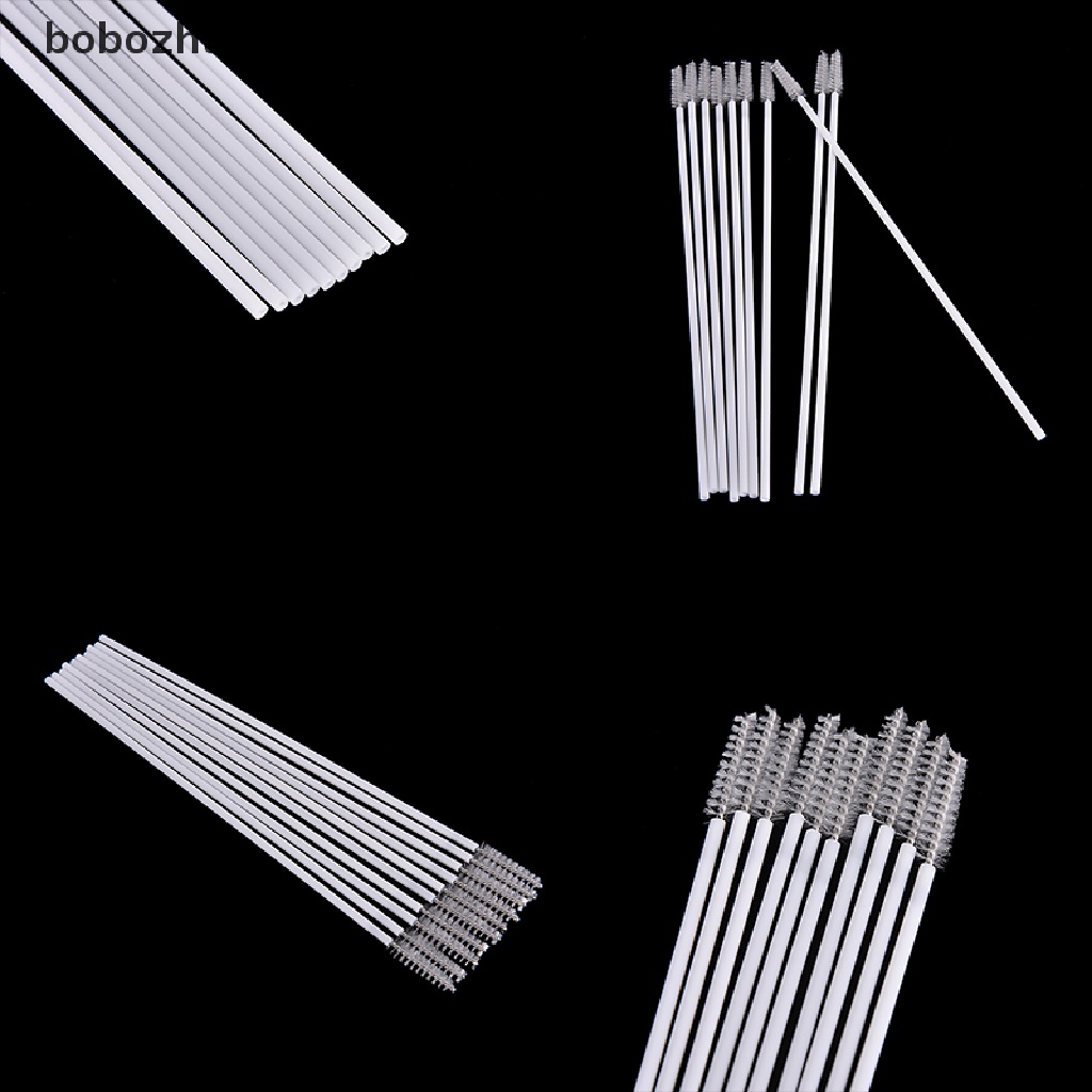 Set 10 cọ vệ sinh ống hút bằng thép không gỉ tiện lợi có thể tái sử dụng