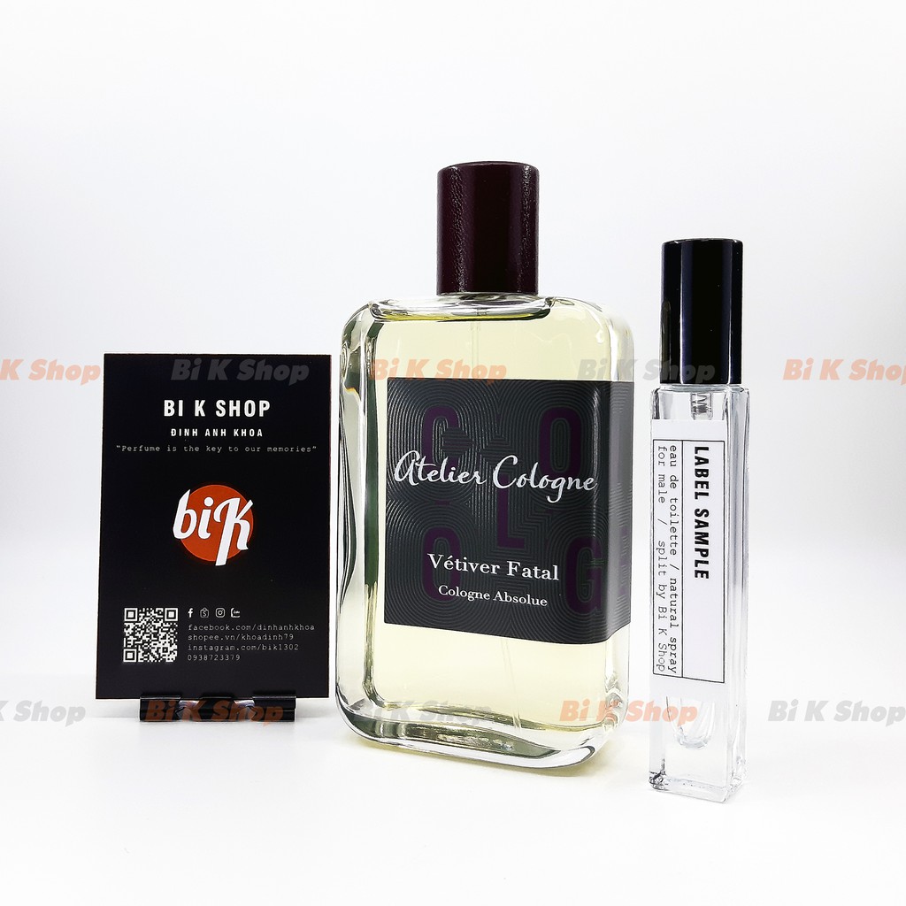 Bi K Shop - Nước hoa Atelier Vetiver Fatal [Mẫu thử]