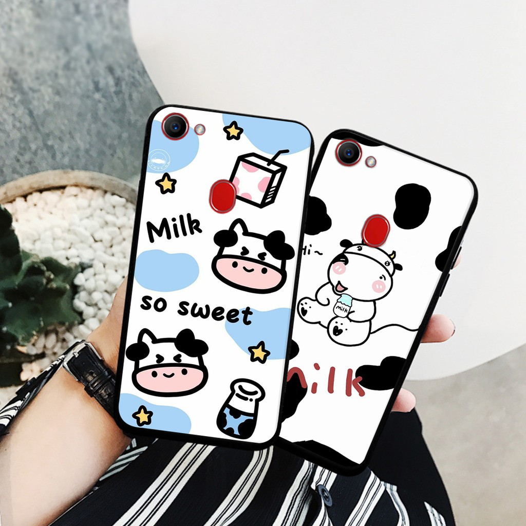 [FREESHIP]ỐP LƯNG OPPO F5-OPPO F7 IN HÌNH BÒ SỮA MOO CỰC ĐÁNG YÊU