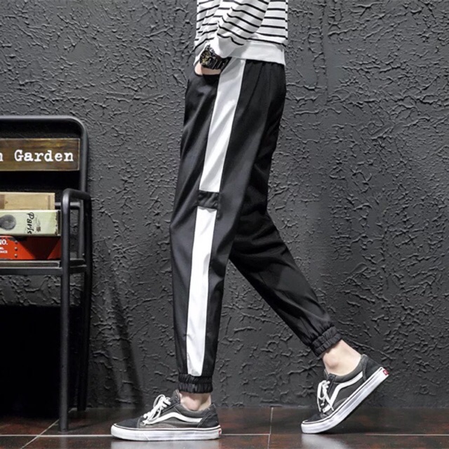 [JOGGER TREND 2021] QUẦN JOGGER THỂ THAO SỌC TRẮNG