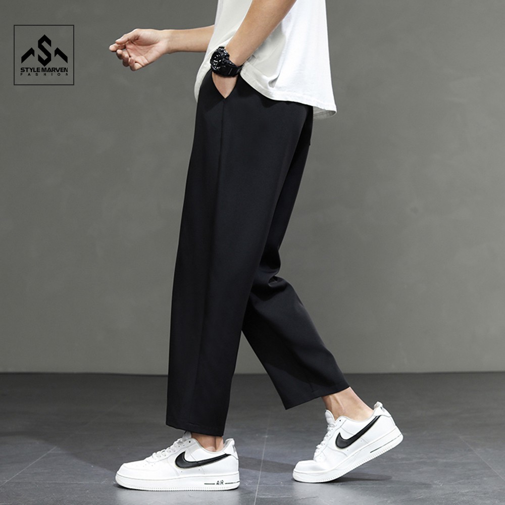 Quần kaki nam ống suông STYLE MARVEN phối túi năng động - QUAN SM005C
