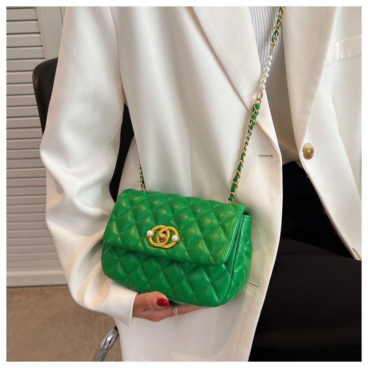 IELGY Fashion Ladies Rhombus Chain Crossbody Shoulder Bag