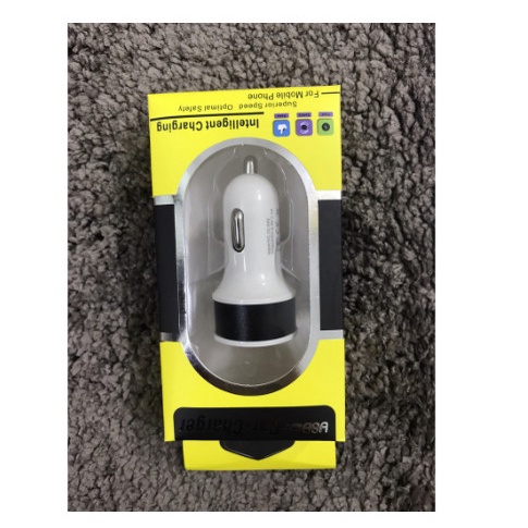 Đầu Tẩu Sạc Nhanh 2 Cổng USB 2.1A/1A  Đa Chức Năng Trên Xe Ô Tô 88155 Koreastore88