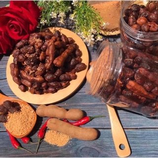 Me lào kèm muối tôm/ me ngào đường - hũ 500g