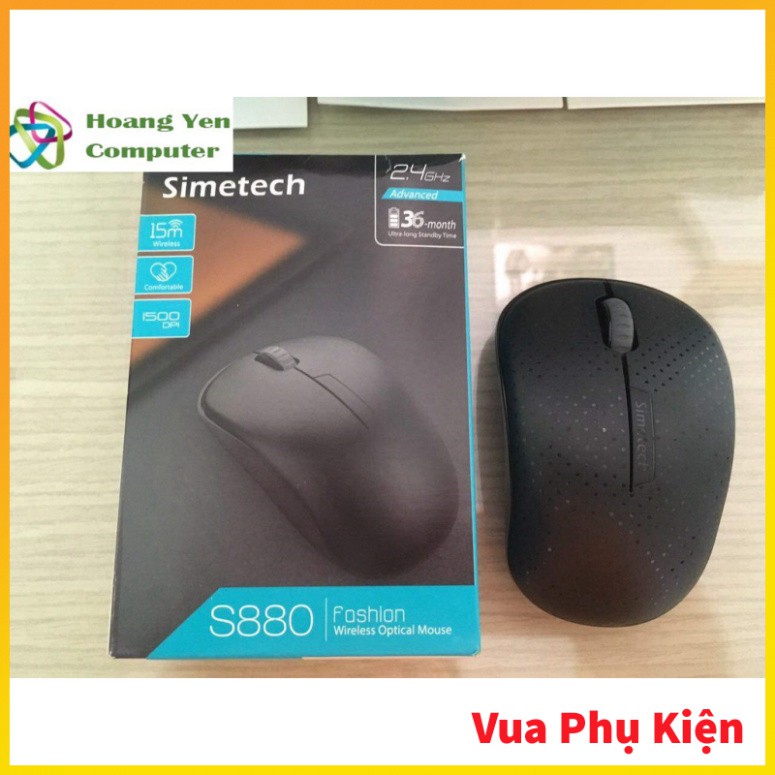 [FREE SHIP] Chuột Không Dây Simetech S880 1500 DPI - BH 1 Năm