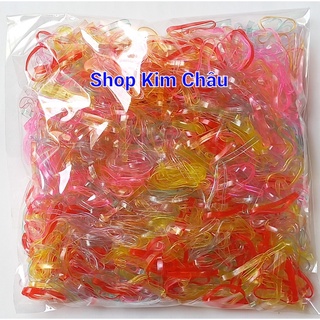 (Nhiều màu 06 Size Trung) Thun chun cột tóc cho người lớn bé gái