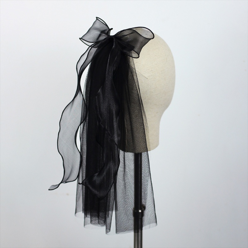 Mạng Che Mặt Vải Tuyn Một Lớp Kèm Kẹp Trang Trí Cho Cô Dâu