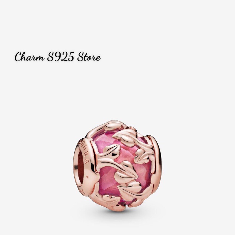 charm pan hoa lá mix vòng pan bạc s925 cao cấp