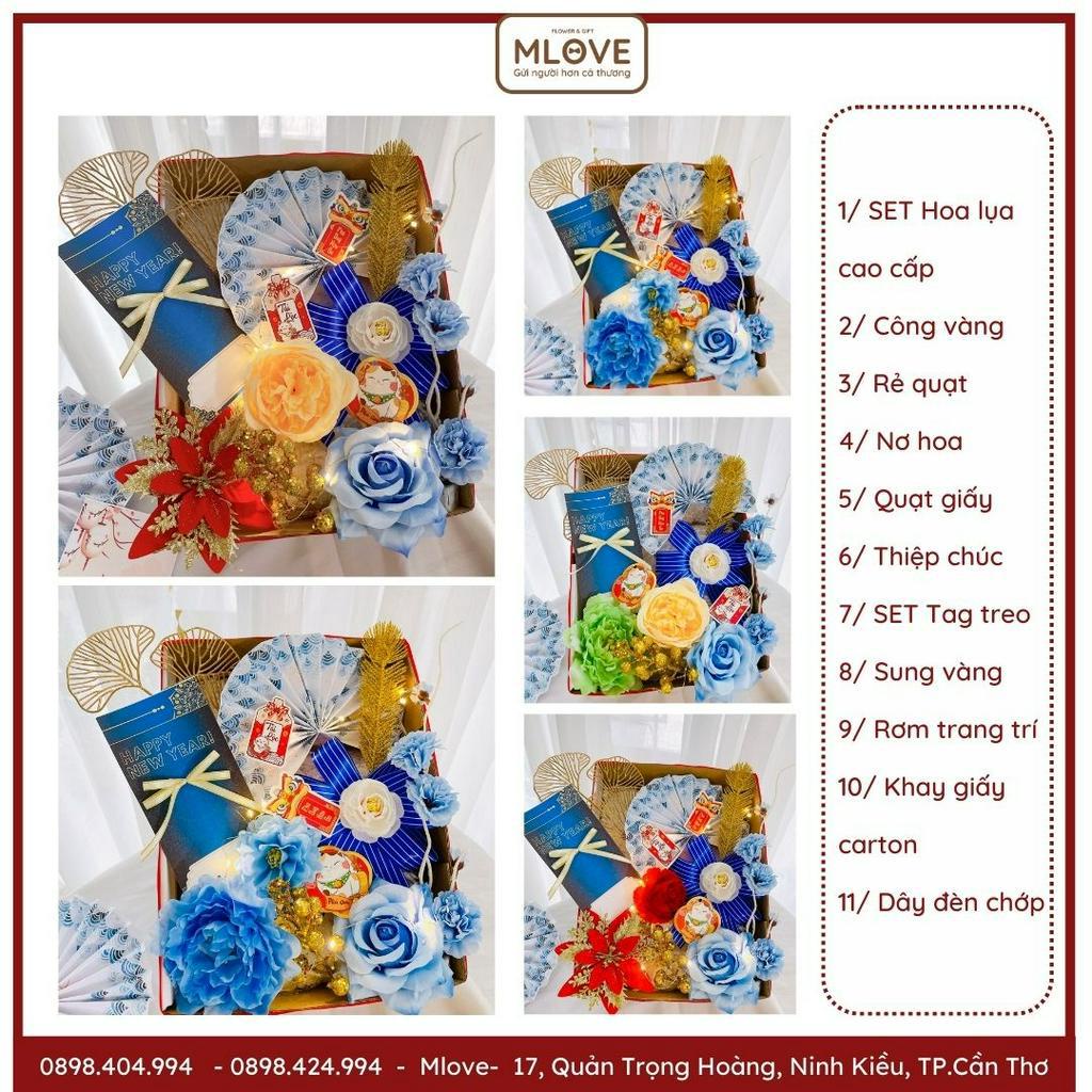 (giảm giá) set trang trí quà Tết trọn gói- Phụ kiện trang trí tháp bánh tháp bia rất nhiều món có sẵn đủ màu sắc