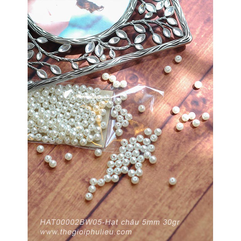 Hạt châu tròn gói 30g HAT00002BW05