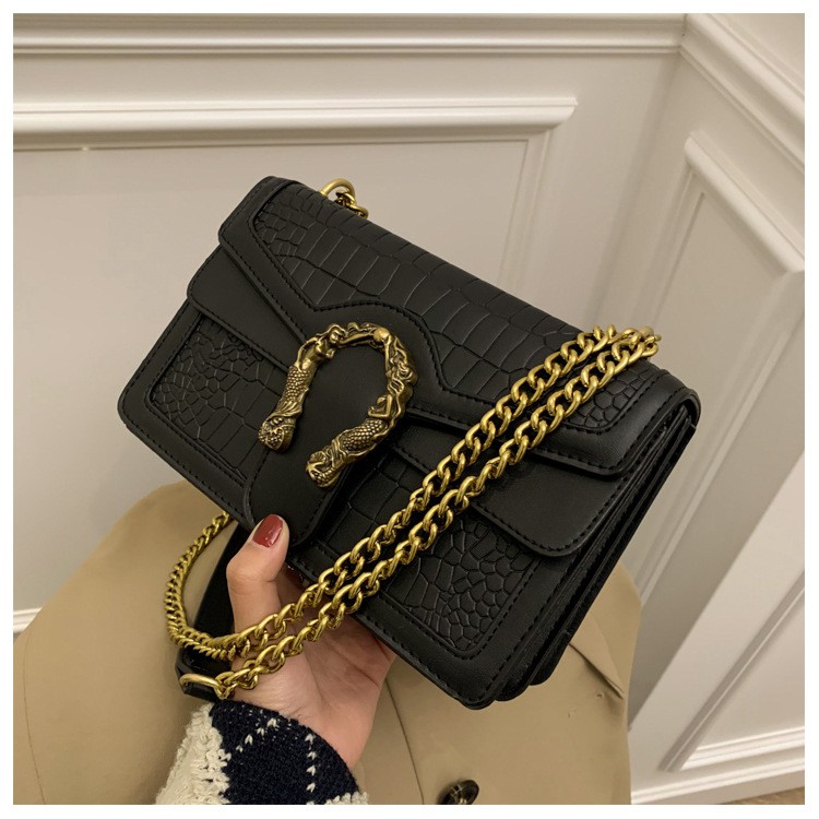 Túi xách đeo chéo, đeo vai nữ khóa rồng thời trang giá rẻ TKR