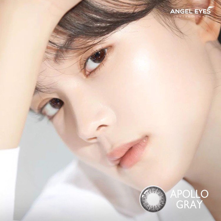 [GIÁ TỐT] Kính áp tròng Angel Eyes - Apollo - Gray - Dia 14.2 - Plano