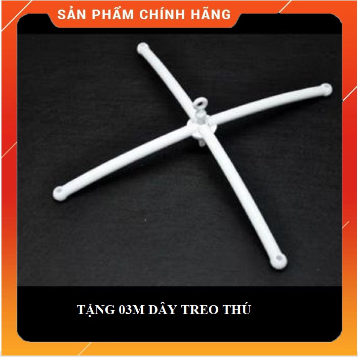 [♂Freeshipxtra♂+TẶNG Khung Chữ Thập] Treo Nôi Em Bé Sắc Màu (Khung Chữ Thập) - Kích Thích Thị giác Trẻ,