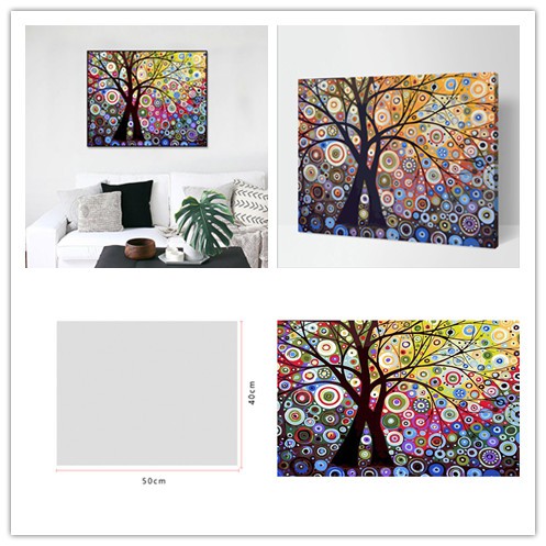 Diy digital oil painting collection, wall painting, home decoration cross stitch