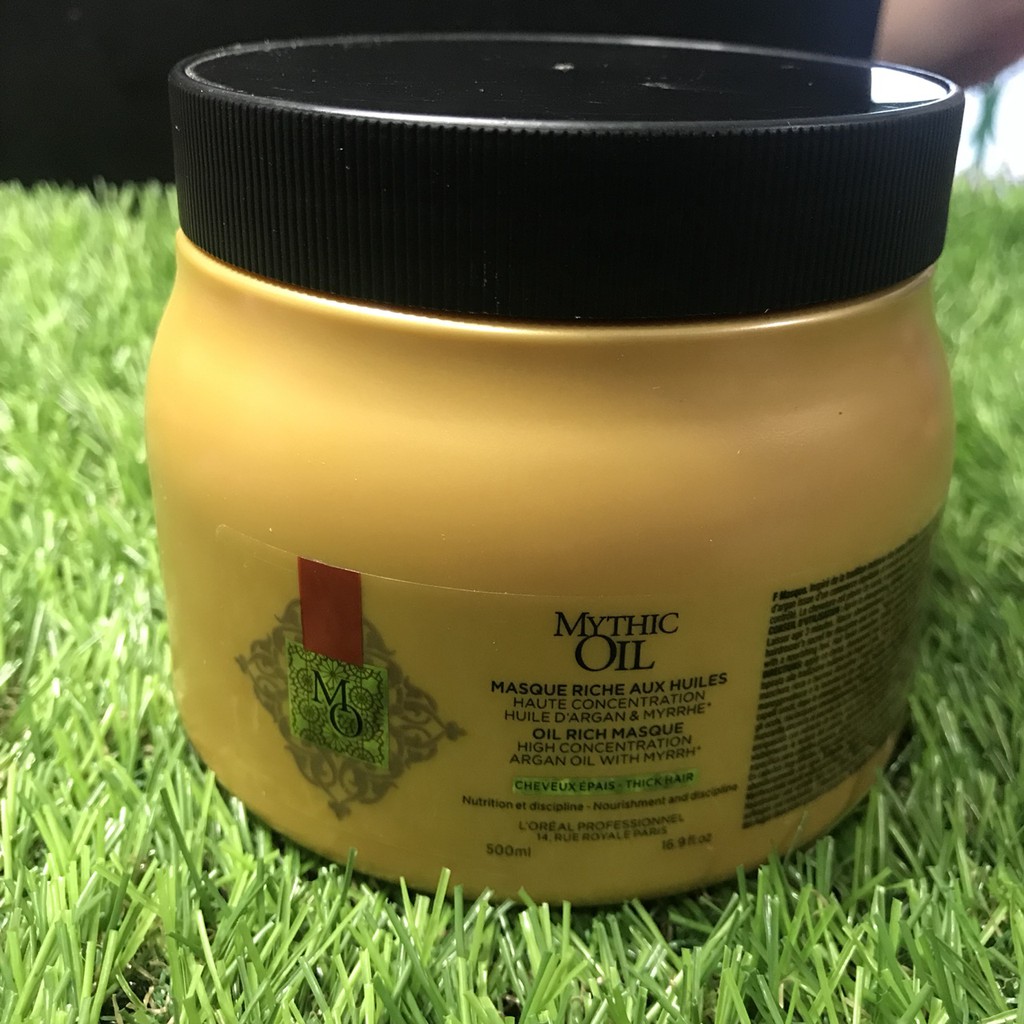 [L'oreal-chính hãng] Dầu hấp nuôi dưỡng cho tóc khô sơ hư tổn Mythic Oil L'oreal Masque 500ml