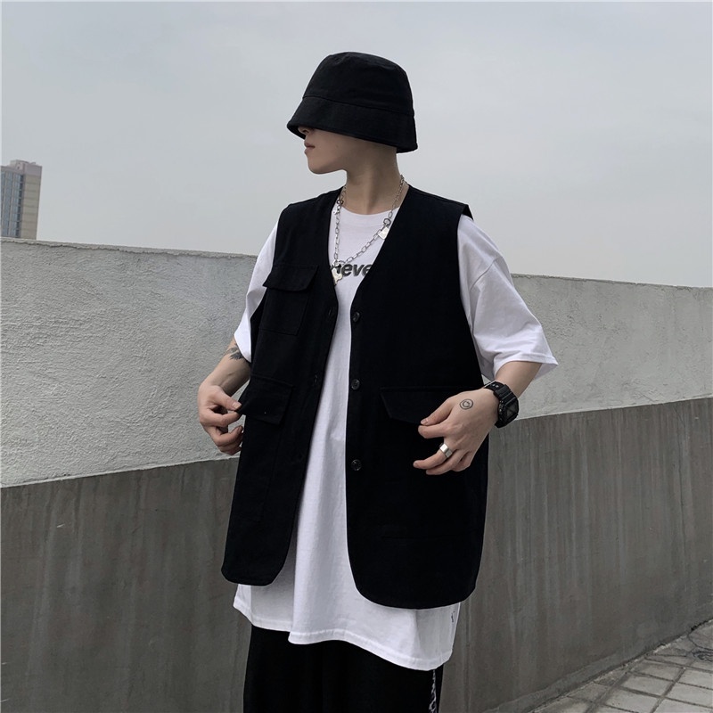 Áo Gile Tunoma áo khoác kaki nam nữ unisex phong cách ulzzang Hàn quốc GL01