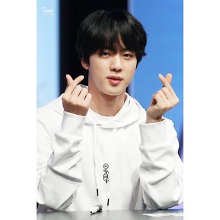 Áo hoodie hoa Thank you giống BTS Jin