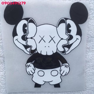 Hình ủi nhiệt - Mickey Kaws
