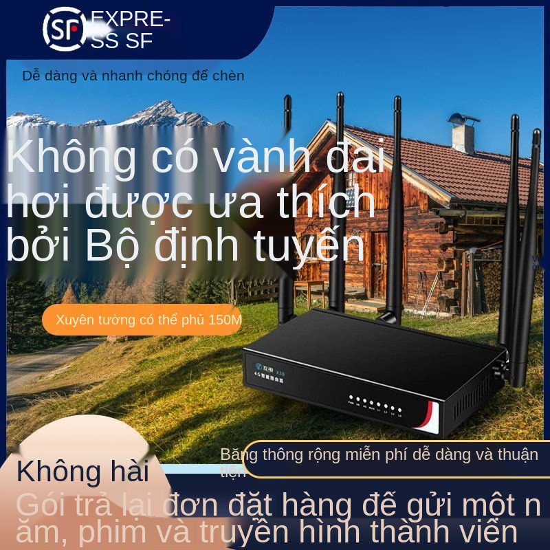 Nguồn điện tương hỗ, cáp mạng không dây, bộ định tuyến Gigabit băng thông rộng dây tần kép minh, WiFi gia đình, thẻ