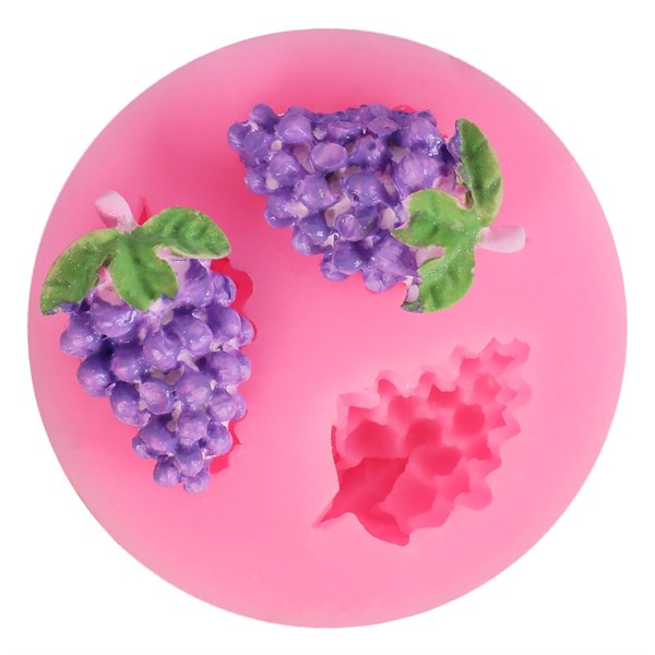Khuôn Silicone Trái Cây Chùm Nho Nhỏ 2Cm