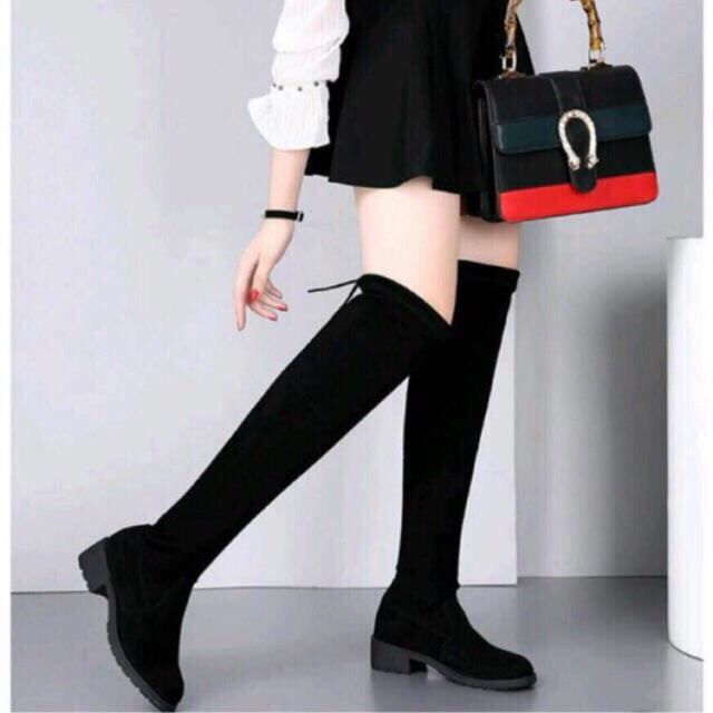 bốt đế bằng có lót lông ấm áp | BigBuy360 - bigbuy360.vn