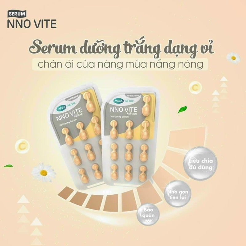 SERUM DƯỠNG TRẮNG NNO VITE - Hộp 30 viên Chính Hãng