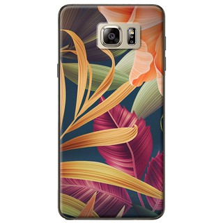 Ốp lưng Samsung Galaxy Note 4, Note 5, Note 7, Note 8, Note 9 in hình Lá cam đỏ