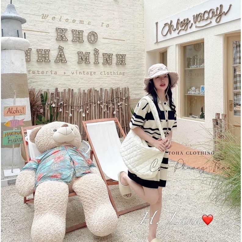 VÁY SUÔNG LEN MÈO THÊU