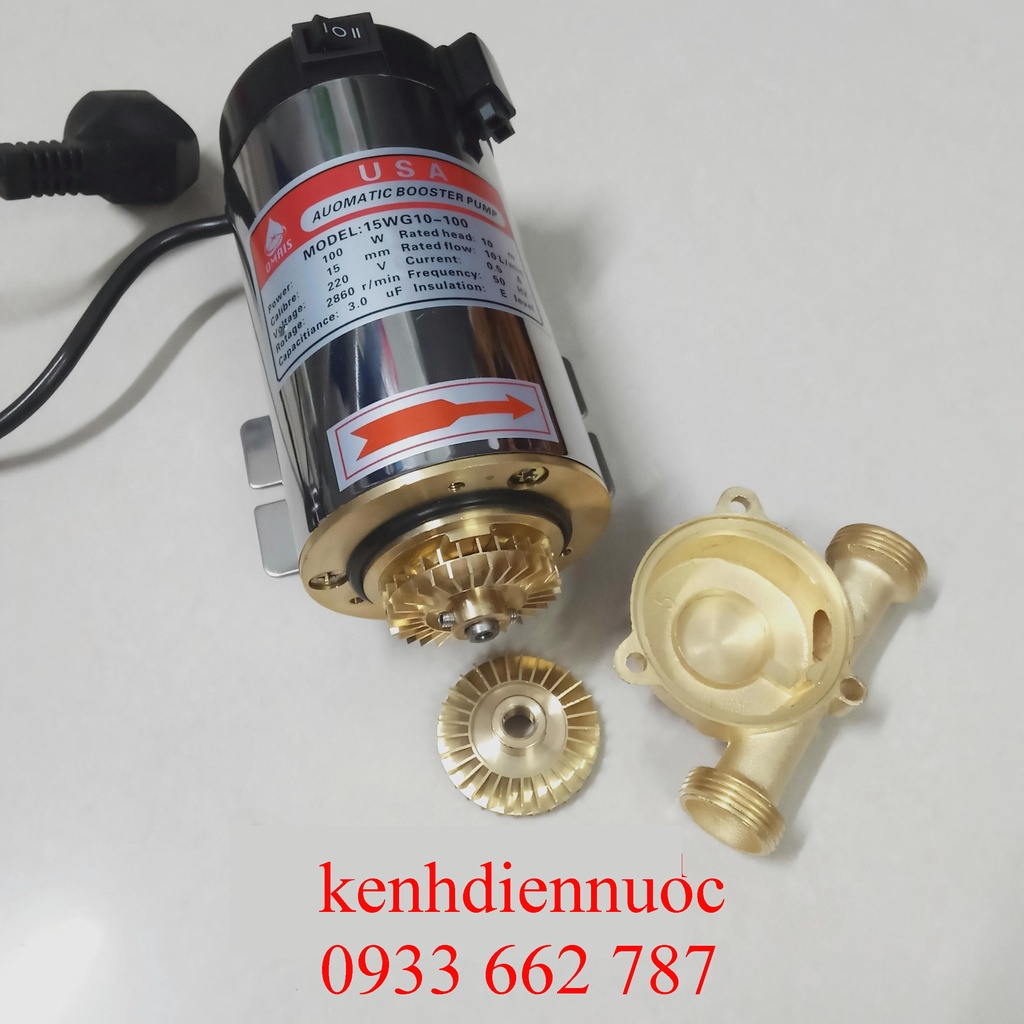 Cánh quạt máy bơm tăng áp mini 90W - 100W