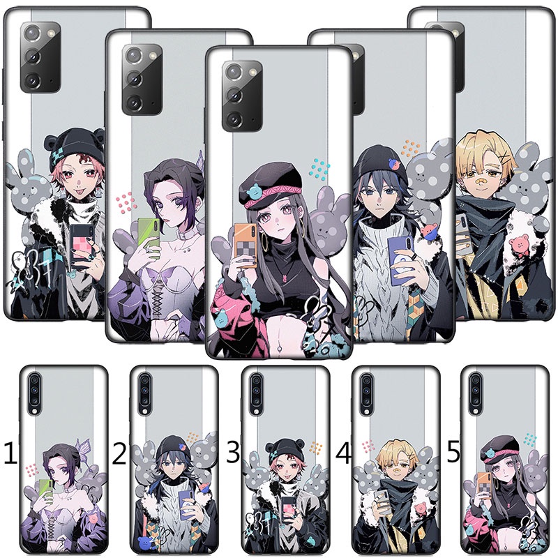 Ốp điện thoại mềm họa tiết anime Demon Slayer cho Samsung Galaxy S10 S10e S9 S8 Plus Lite S7 Edge Casing 28SF